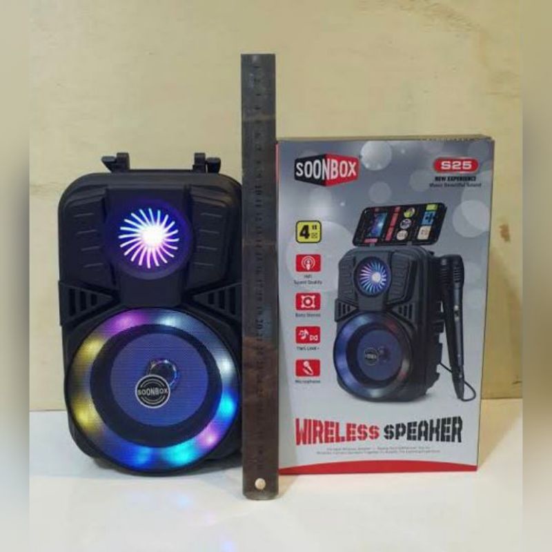 Speaker Bluetooth Soonbox S25 Wireless Music BOX Super Bass