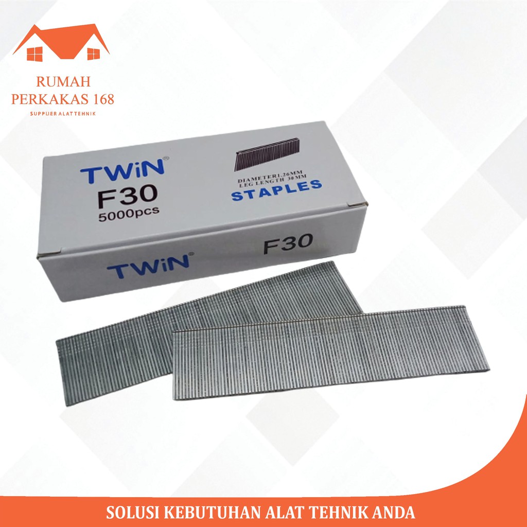 Paku Tembak - Staples Lurus - Air Nailer Twin F30 / 30mm