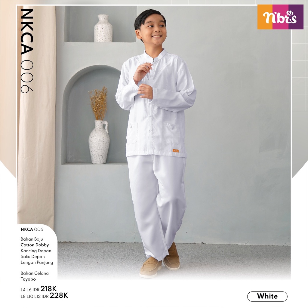 Nibras Koko Couple NKC 06 dan NKCA 06 Bahan Cotton Dobby Koko Couple Ayah dan Anak by NBRS bisa COD