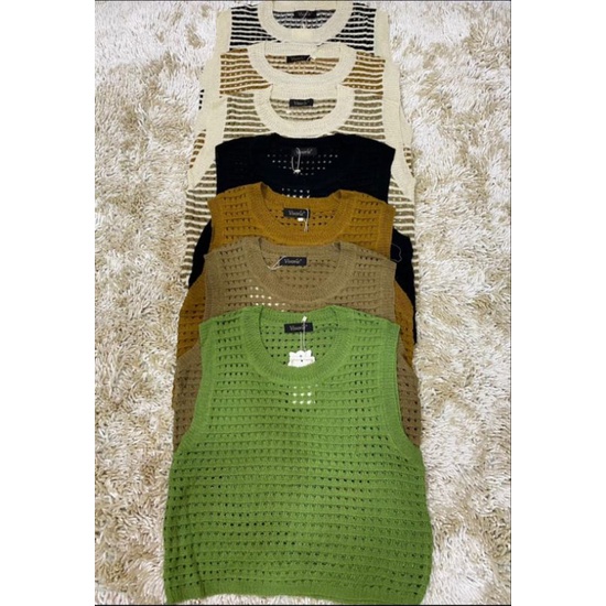 Ega atasan rajut import premium vivorie/Ega atasan rajut vivorie premium