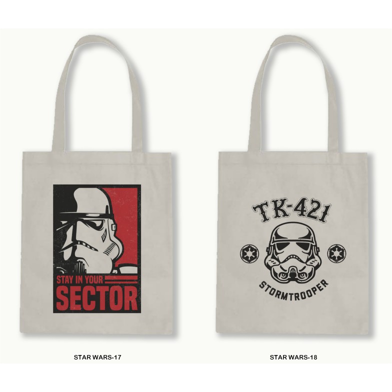 TOTE BAG BLACU 30X40 - STAR WARS series.02