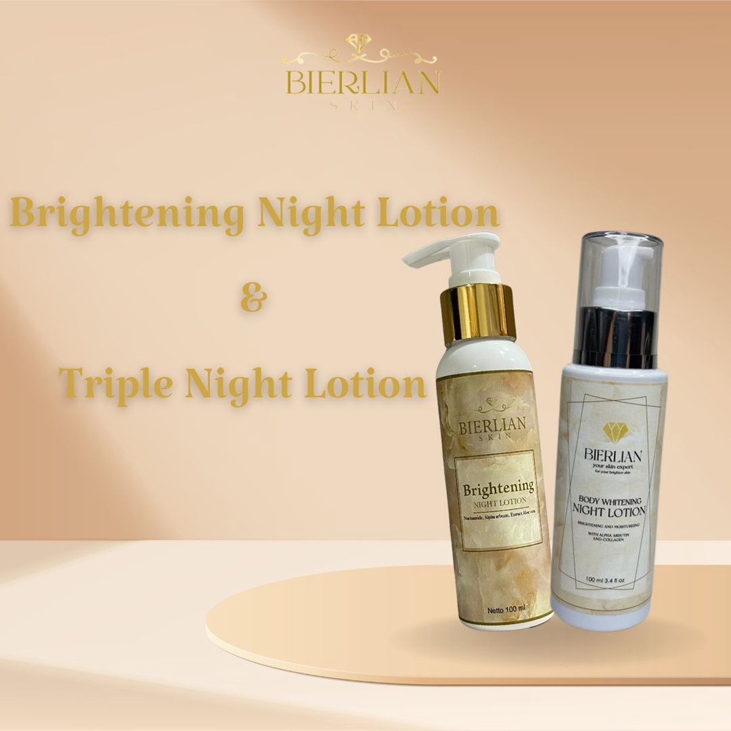 (BPOM)Night Lotion HB Pemutih Bierlian Skincare