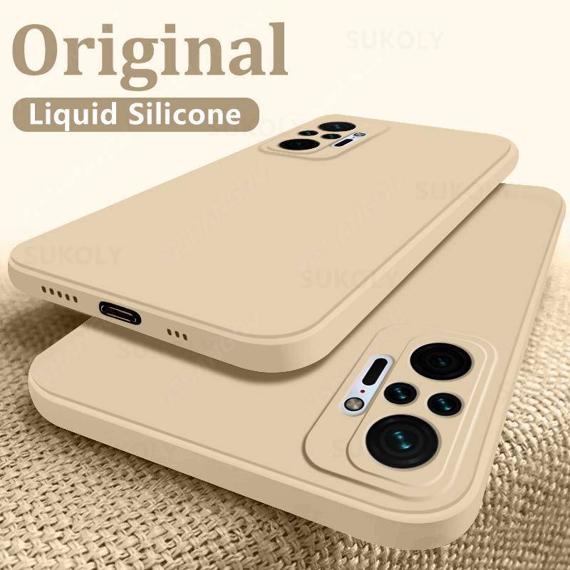 Soft Case Silikon Mewah Original Untuk Xiaomi Mi Poco F4 GT F3 F2 M3 M4 Pro Poco X3 GT NFC X4 Pro