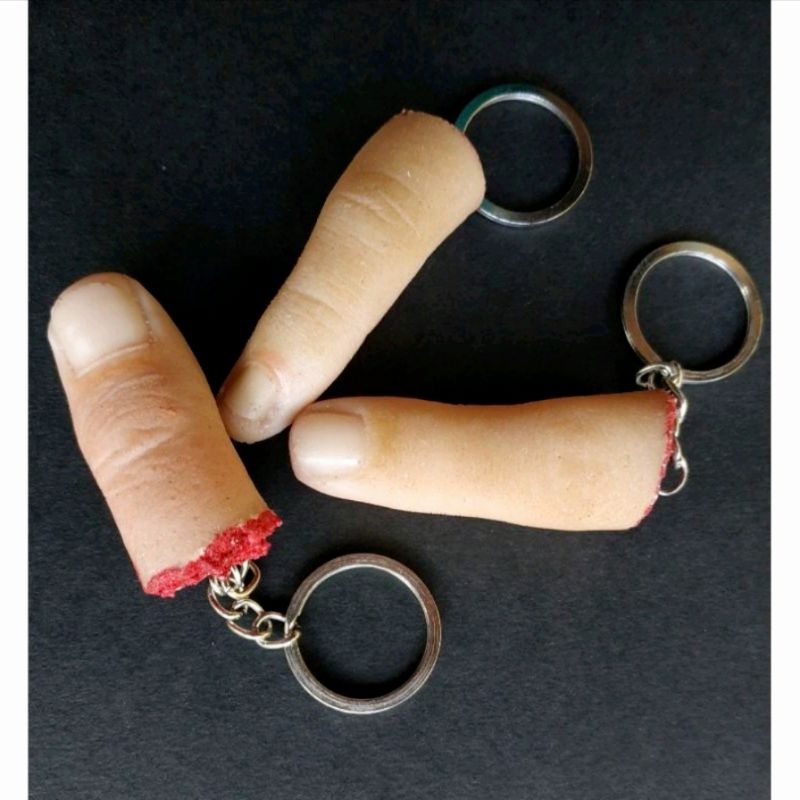 gantungan kunci unik lucu tempe ayam goreng