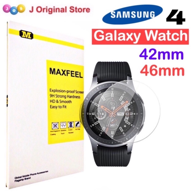 MAXFEEL Tempered Glass Samsung Galaxy 4 Watch 42mm 46mm Clear Glass