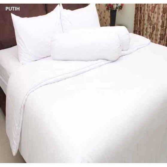 Bed Cover Bedcover Polos TANPA Sprei Set Katun Microtex Bed Cover Bedcover Polos TANPA Sprei Set Katun Microtex