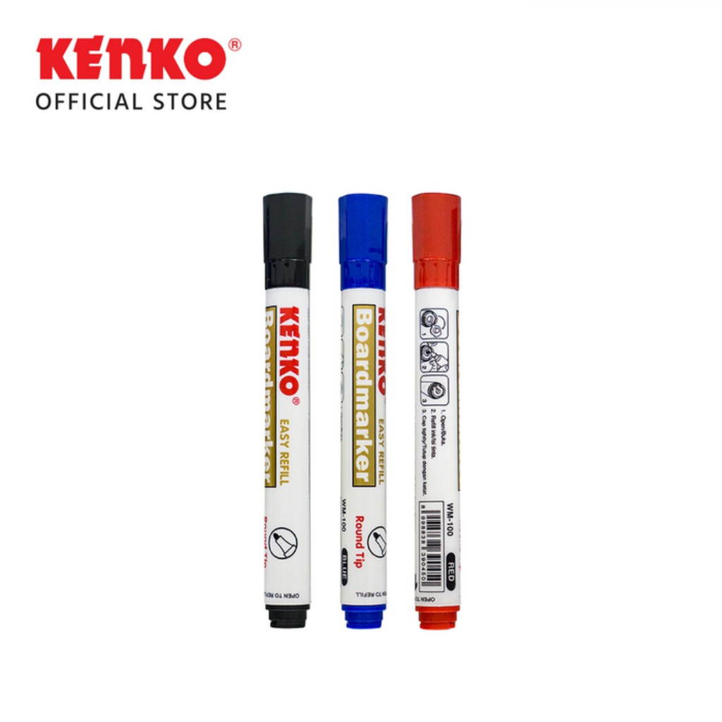 

KENKO WHITEBOARD MARKER WM-100 / 3 PCS