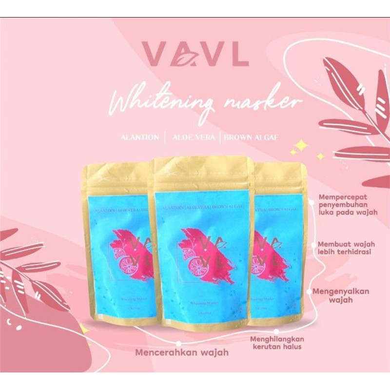 Masker whitening VAVL free gift