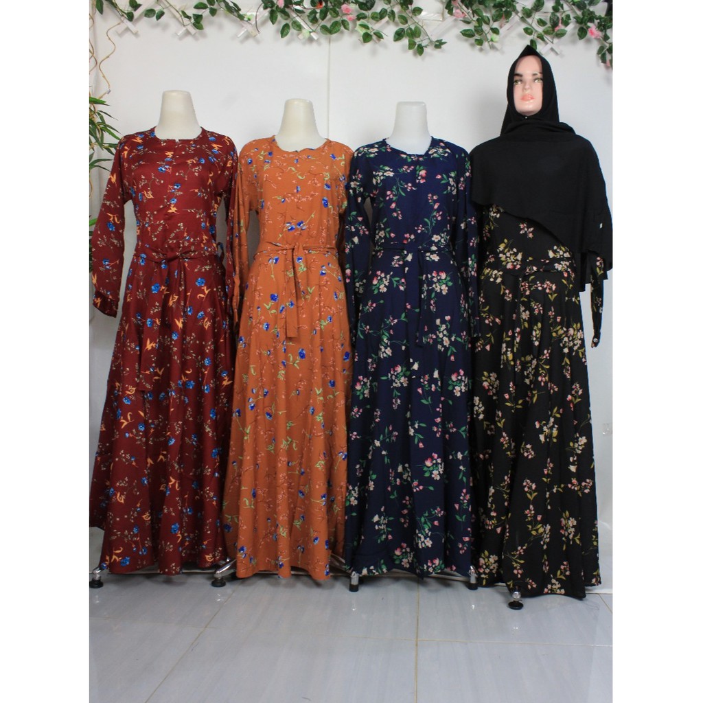 MINARA DRESS monalisa syarimuslim busana idul adha motif haji