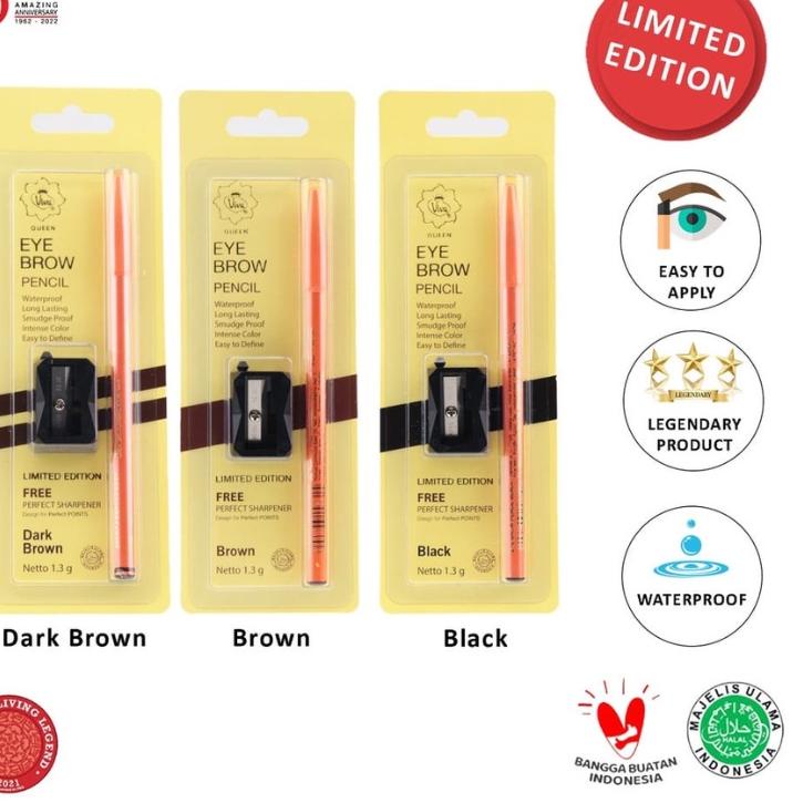 TERBARU/5.5 FLASH SALE/〖5.5 FLASH SALE〗/Original/HARGA GROSIR >> Viva Pensil Alis Original 100% Lari