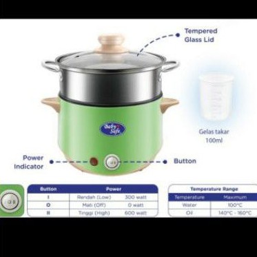 Baby Safe Multi Function Cooker LB011