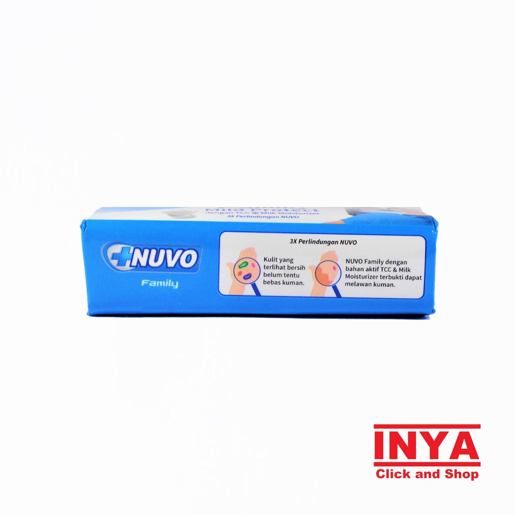 NUVO FAMILY MILD PROTECT ANTIBACTERIAL SOAP 76gr - Sabun Batang