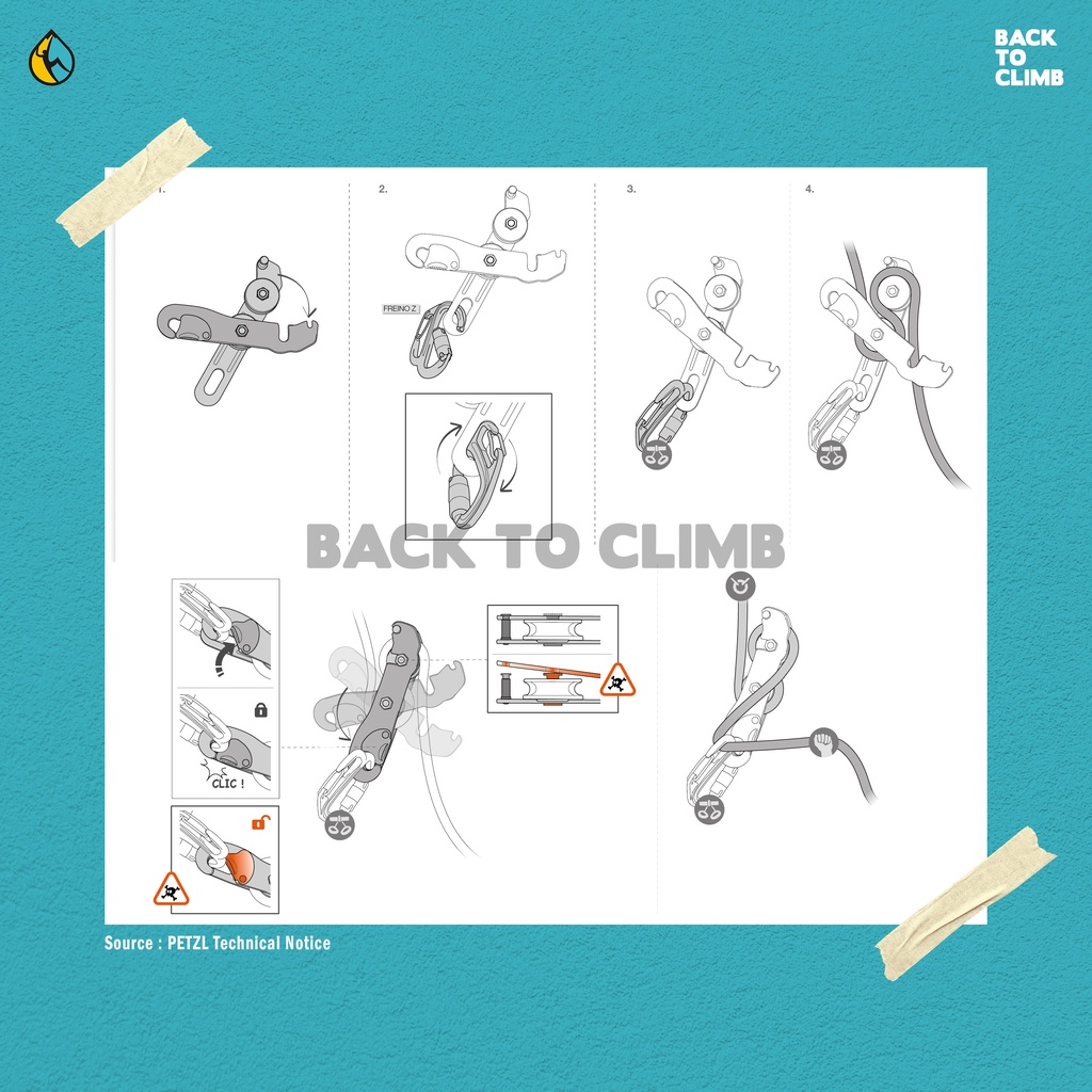 Petzl Simple Descender Caving Industy Safety Rescue