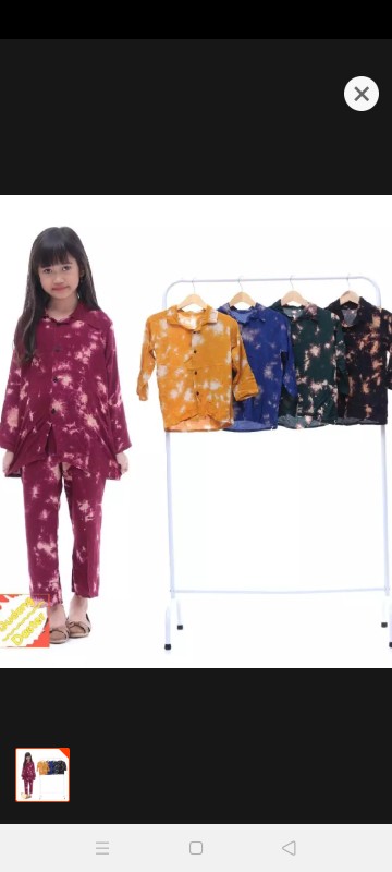Stelan Anak(dua Warna)batik..s(56)m(60)l(70)xl(74)xxl(82)jumbo(86
