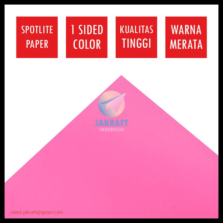 

Kertas Karton Asturo Warna Merah Muda Pink (60 X 40 Cm) Scotlite Kode 212