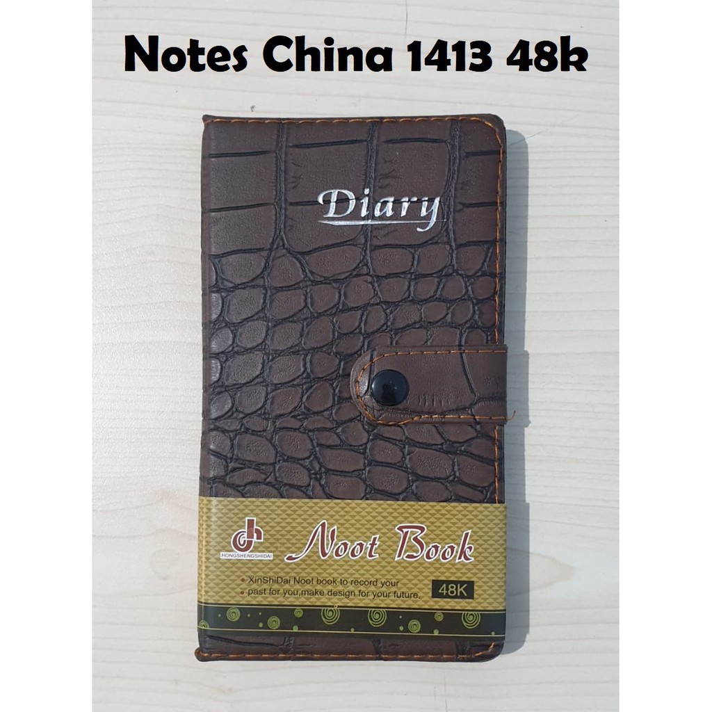 

Buku Notes Cina 48K Kancing ( 18 x 10 cm, 136 halaman bergaris) 1413