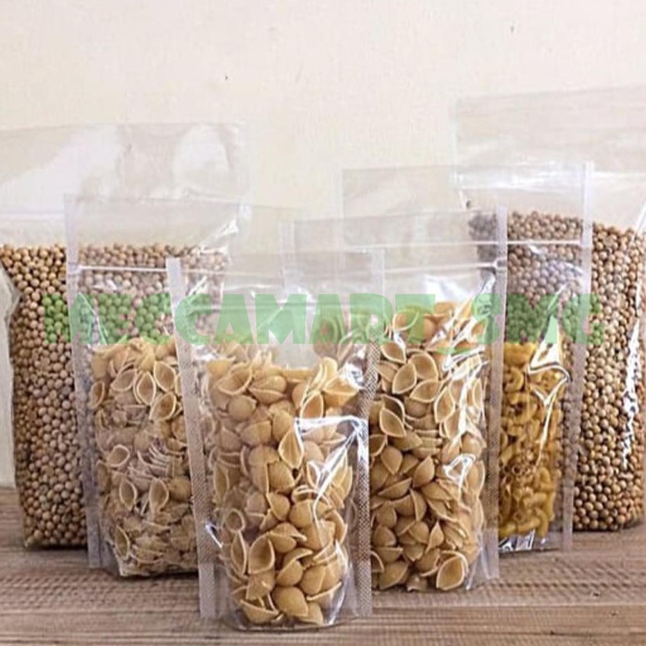 

Termurah !!! Packaging ( Uk.20 x 35 ) - Standing Pouch Bening Seal Lebar - 1 Pack isi 50 lbr