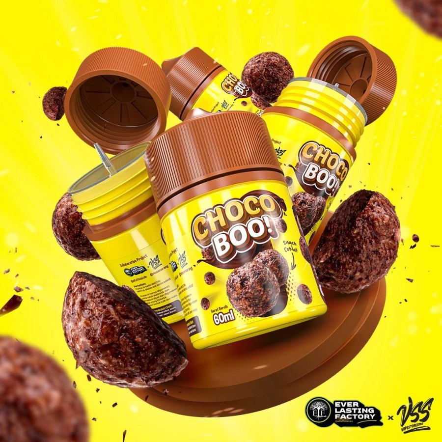 Liquid Choco Boo Snack Ball Coklat 60ML by ELF x VSS - ChocoBoo!