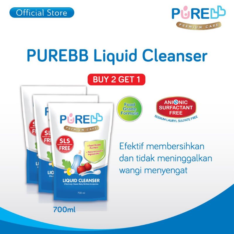 PURE BB Cleanser Refill 700 ml Buy2get1