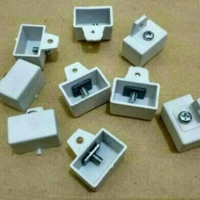 TUTUP REL / RAIL / BATANG GORDEN KOTAK / ALUMUNIUM OVAL