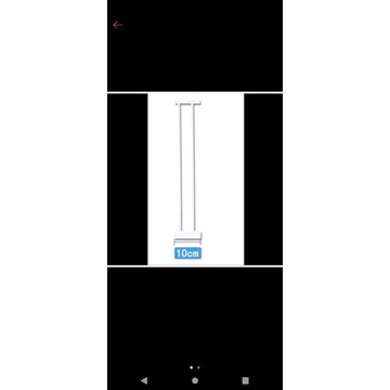 EXTENSION BABY GATE 7cm | SAMBUNGAN PAGAR PENGAMAN 7cm