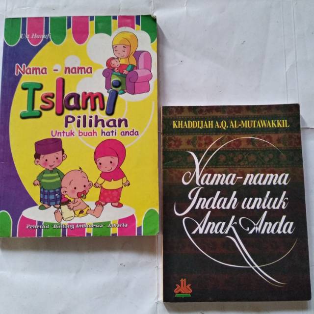 

Original bekas Nama-nama Pilihan untuk buah hati anda - Nama-nama Indah untuk Anak Anda 2 buku