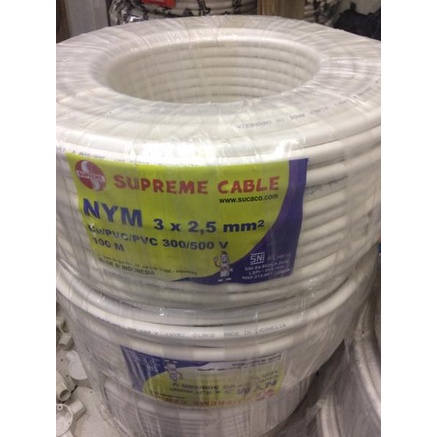 PROMO Kabel NYM 3x2.5 Supreme NYM 3x2,5 Supreme NYM 3 x 2,5 mm Supreme @100m