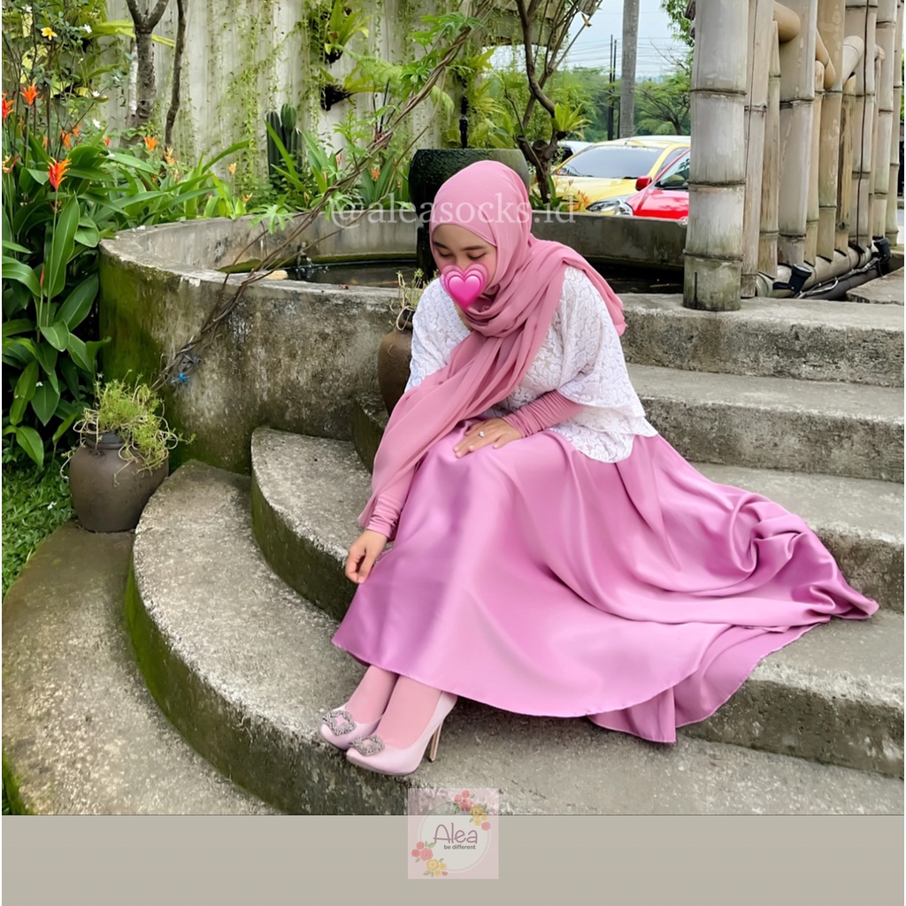 ALEA - Kaos Kaki Jempol Premium | Banyak Pilihan Warna | Kaos Kaki Wanita Muslimah