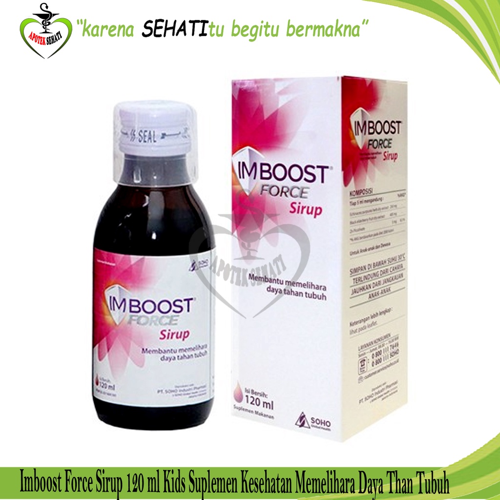 Imboost im boost force Sirup  Suplemen Daya Tahan Anak dewasa