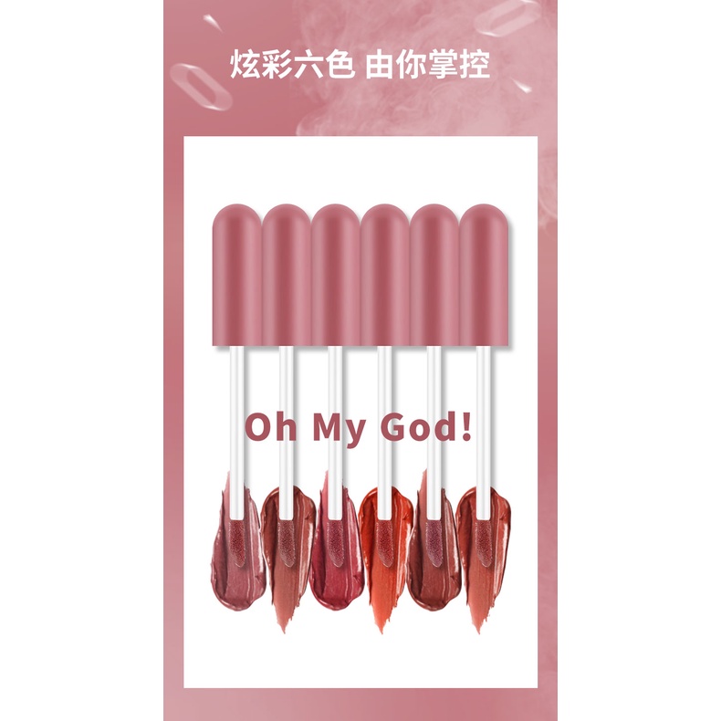 LAMEILA Lip Glaze matte lipstick anti air lipstick velpet lip gloss LS 1041