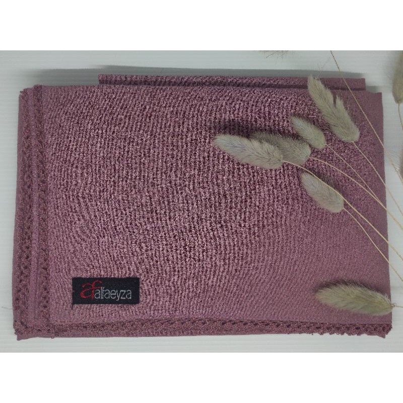 PASHMINA CROCHET EMBRIODERY / PICOT DIAMOND STRETCH-Dove