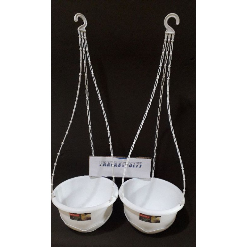 Pot Gantung CLOVER NO 6 Lion Star  Putih + Tatakan