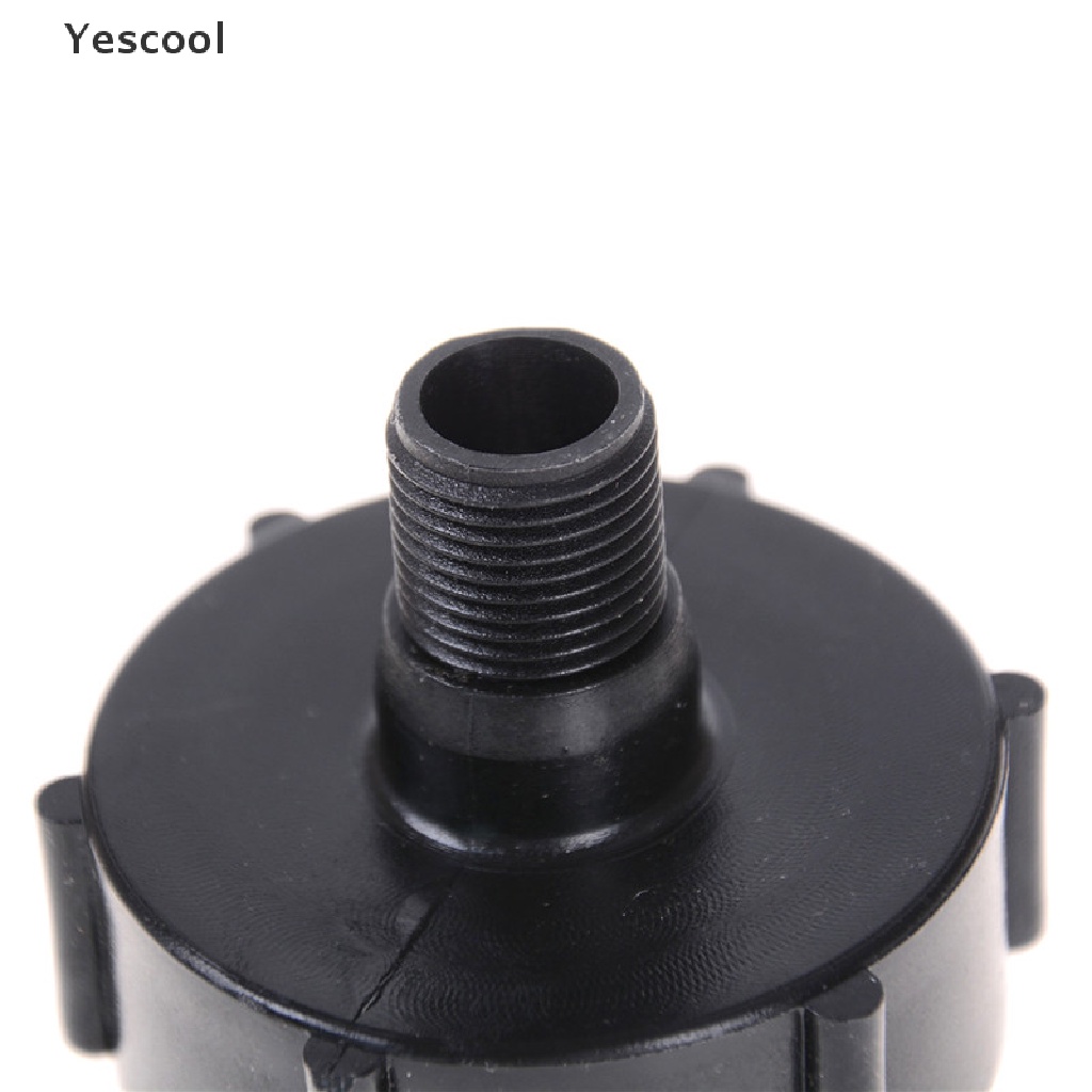 Yescool IBC Tote Tank Drain Adapter Coarse Thread 2&quot; To 1/2&quot; 3/4&quot; Garden Hose .