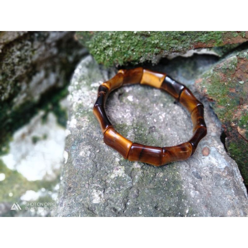 Gelang batu alama tiger eyes