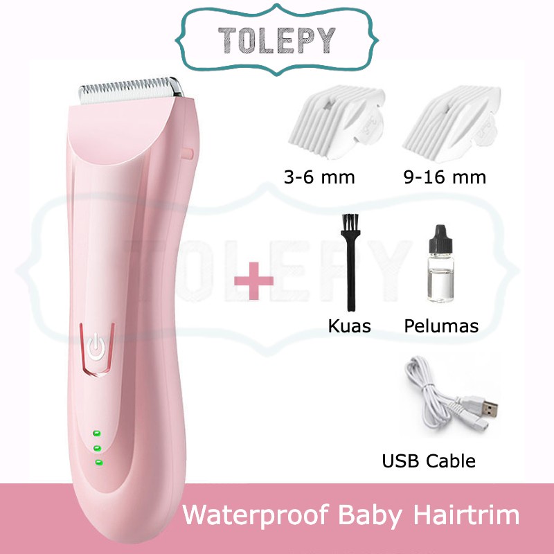 Gunting Rambut Bayi Anti Air / Baby Hair Trip Clipper Clip Trim Waterproof