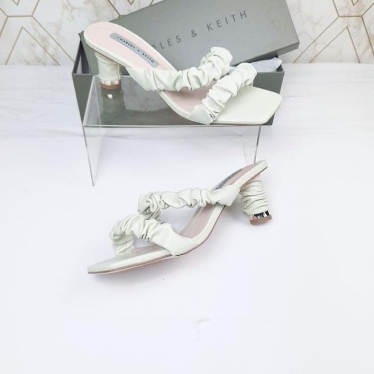 Terbagus.. CNK C&K Double Strap with Wrapped Heels