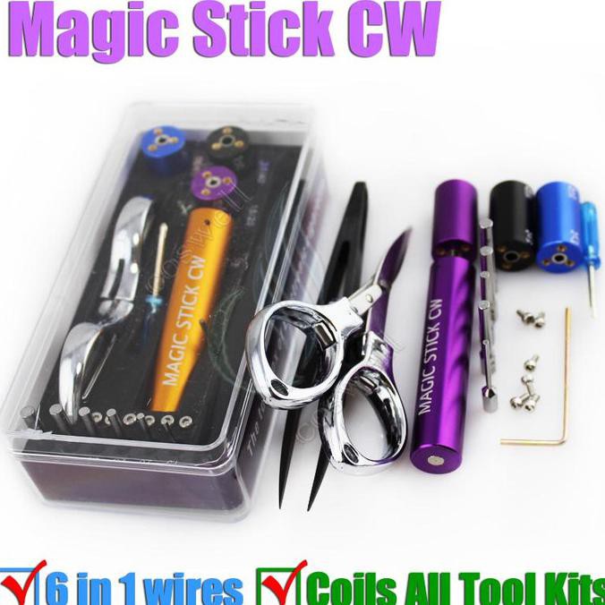 Terlaris Magic stick / Tang / Pemotong Coil RDA Rokok Eletrik 6 in 1 Baru