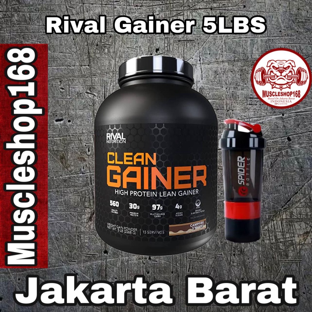 Rival Nutrition Clean Gainer 5 lbs High Protein Lean Gain Gainer 5lbs