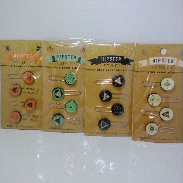 

PENJEPIT KERTAS / PEMBATAS BUKU / PAPER KLIP MOTIF (P/Clip 10171) ~isi4pcs