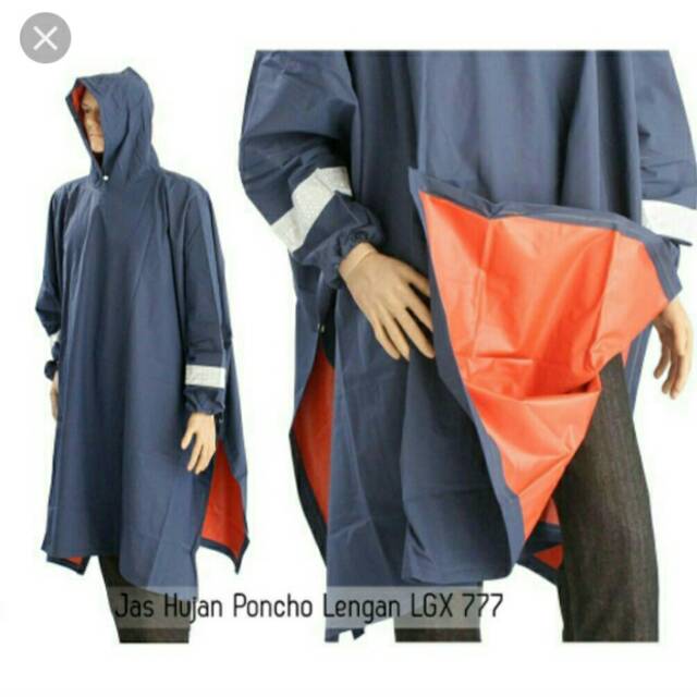Jas hujan Ponco Lengan Penguin's LGX- 777