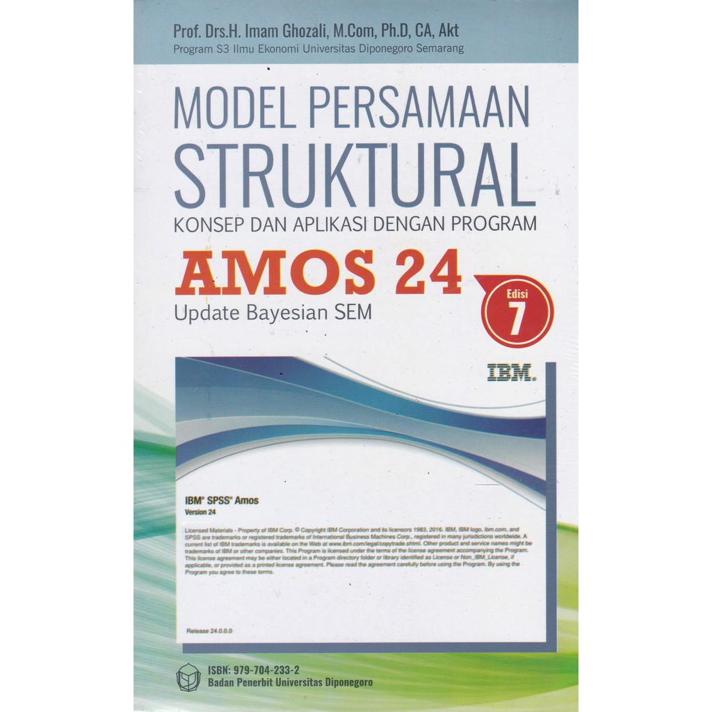 MODEL PERSAMAAN STRUKTURAL AMOS 24 ED 7-UDK-UR