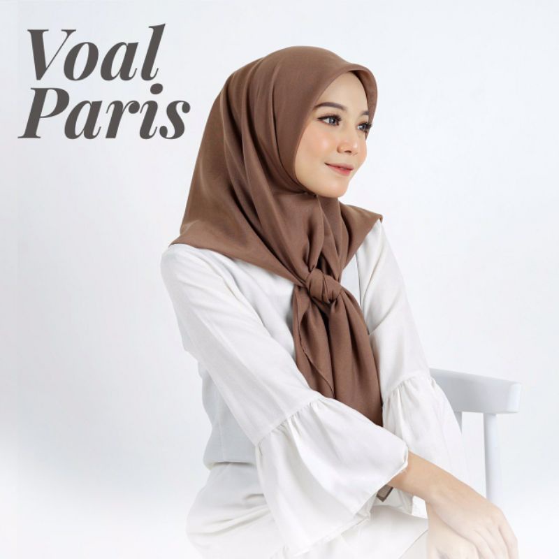 Paris Premium/Voal Paris/Voal Paris Premium/Voal Paris Square/Hijab Segiempat Voal Paris/Segiempat P