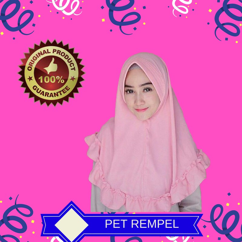 Segi Empat Syari / Jilbab Wolfis / Wolpeach / Segi Empat Syar'i / Segi Empat Jumbo Uk 150 X 150