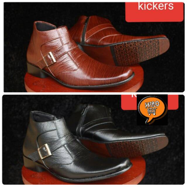 Sepatu Kickers Sepatu Boots Keren Kulit Sapi Asli / Sepatu Import / Sepatu Pria / Sepatu Cowok
