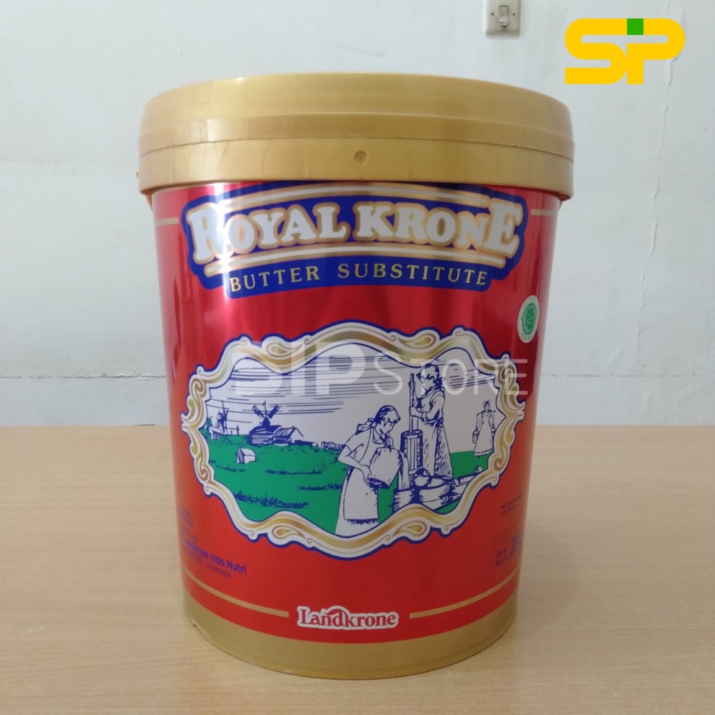 INSTANT ONLY - ROYAL KRONE Butter Oil Subtitutes / Margarin / Mentega / B.O.S ROYAL KRONE 20 Kg (1 Pail)