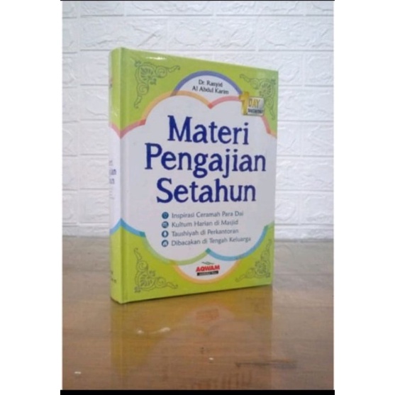 buku materi pengajian setahun original