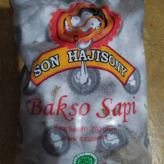 

Bakso besar Son HajiSony tanpa bumbu