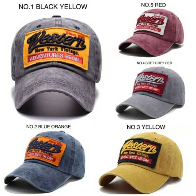 TOPI BASEBALL VINTAGE WESTERN || TOPI IMPORT || BASEBALL CAPS