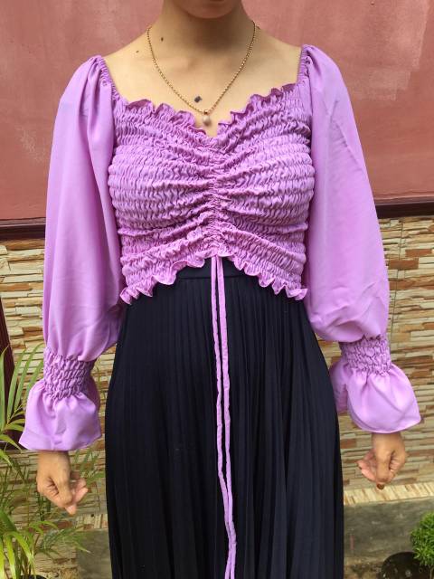 LAURA CROP TOP PLUS SIZE LD 12OCM