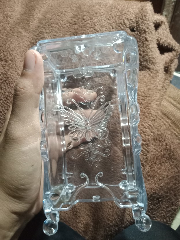 Tempelan Dinding Penyangga Kepala Kabel Transparan / Hook Gantungan Colokan Kabel Listrik Casan Hp